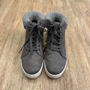 Sonoma high top grey sneakers, size 10